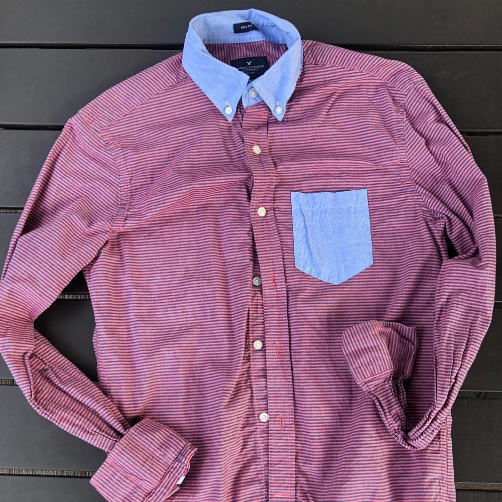 American eagle button up